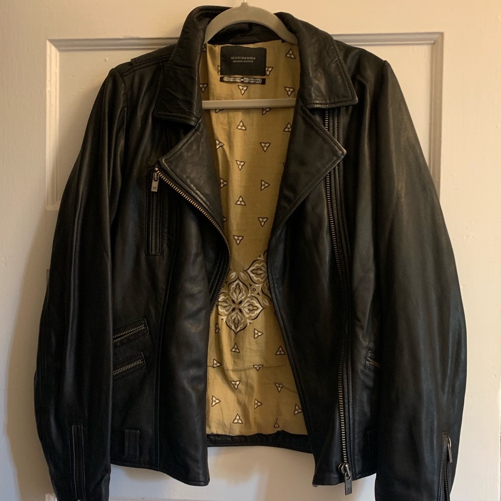 Scotch&Soda Maison Scotch leather jacket